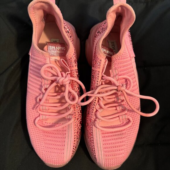 Steve Madden Women's Maxima Sneaker, Pink, Size 11 - Picture 3 of 5